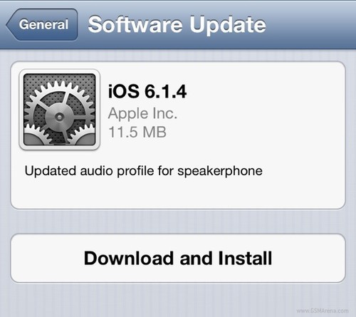 iPhone5專享特權 蘋果推送iOS6.1.4更新
